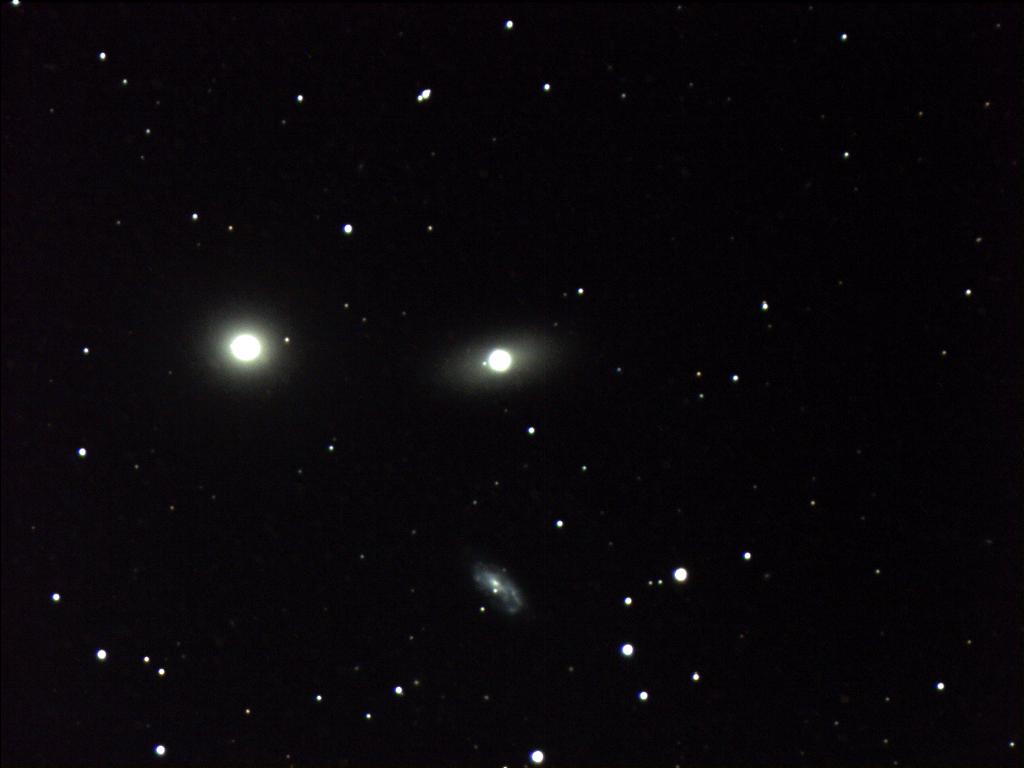 M105 trio of galaxies